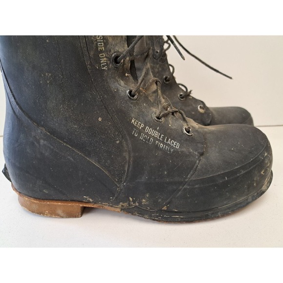 Vintage Bata Mickey Mouse 10 US Military Extreme Cold Weather Boot Vietnam 1969 - Picture 7 of 10